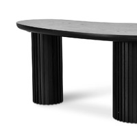 Samuel 1.7m Office Desk - Black Oak