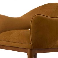 Edwin Armchair Mustard & Walnut