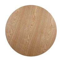 Vera Round Dining Table, Natural Ash