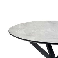 Vera Round Dining Table, Grey Cloud