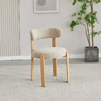 Carmen Set of 2 Dining Chair, Beige