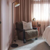 Navarro Armchair Brown & Black