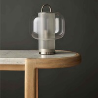 Ashton Console Table, White & Bleached Wood