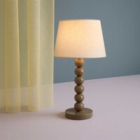 Pearl Orb Table Lamp - Toffee