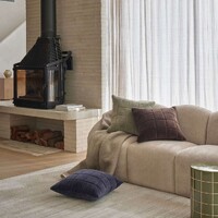 Hugo Side Table Green & Off White