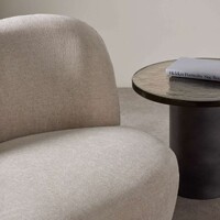 Tovi Sofa Brown & White