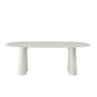 Paloma Dining Table – Matte Tofu