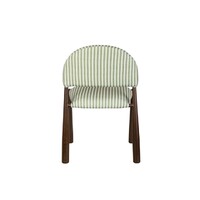 Emilie Set of 2 Dining Chair, Moss Walnut