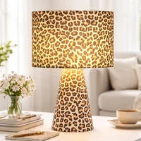 Momo Table Lamp, Leopard Print