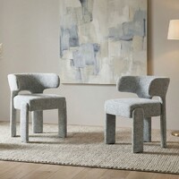 Grazia Dining Chair Blue Grey Set of 2