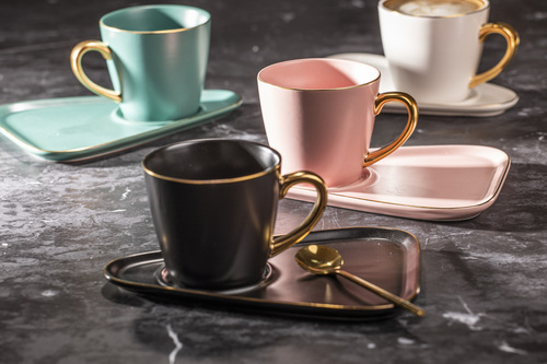 Asteria Pink Espresso Set - Set of 2