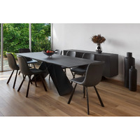 Oscar Ceramic & Metal Extension Dining Table