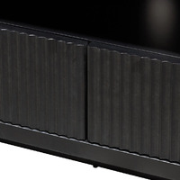 Cosmos 2m Veneer Top Entertainment TV Unit - Full Black