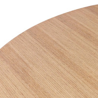 Flute 1.4m Round Dining Table - Natural