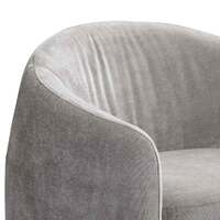 Monet Fabric Armchair - Platinum Grey