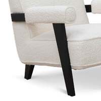 Den Armchair - Ivory White Sherpa