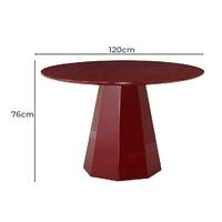 Sorrento 120cm Dining Table, Wine