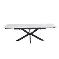 Craig Extendable Dining Table, Snow White
