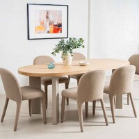 Leonora Set of 2 Dining Chair, Linen
