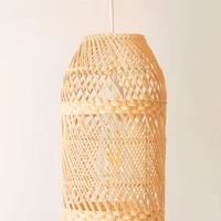 Zinnia Rattan Pendant Light - Small
