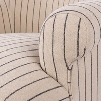 Monet Armchair, Off White & Oak White Wash