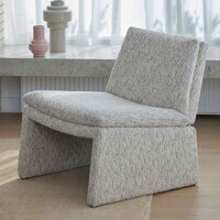 Austin Accent Chair, Off White & Taupe
