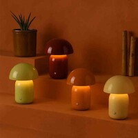 Mushroom LED CCT Dimmable Touch Table Lamp - Taupe