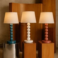 Pearl Orb Table Lamp - Cyan