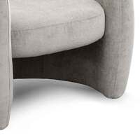 Monet Fabric Armchair - Platinum Grey