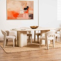 Cosima Dining Table Pebble