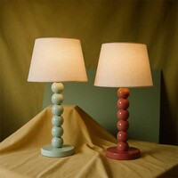 Pearl Orb Table Lamp - Sage
