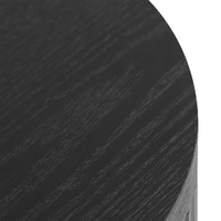 Cosmos Bedside Table - Full Black