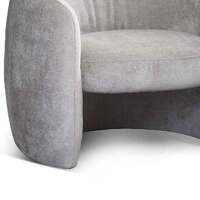 Monet Fabric Armchair - Platinum Grey