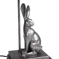 Rabbit Regal Table Lamp - Silver