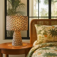 Momo Table Lamp, Leopard Print