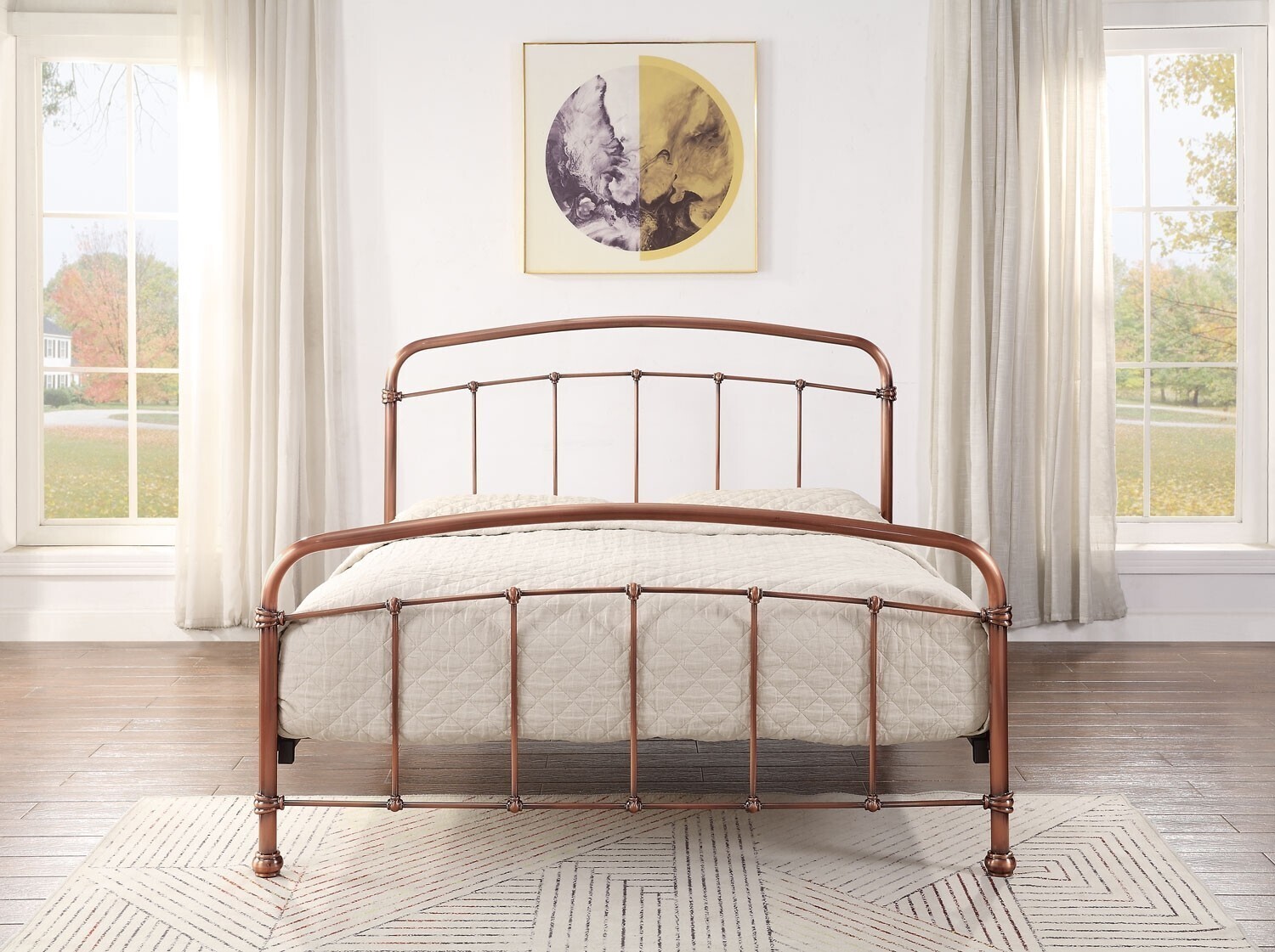 Somerville Queen Bed Frame - Antique