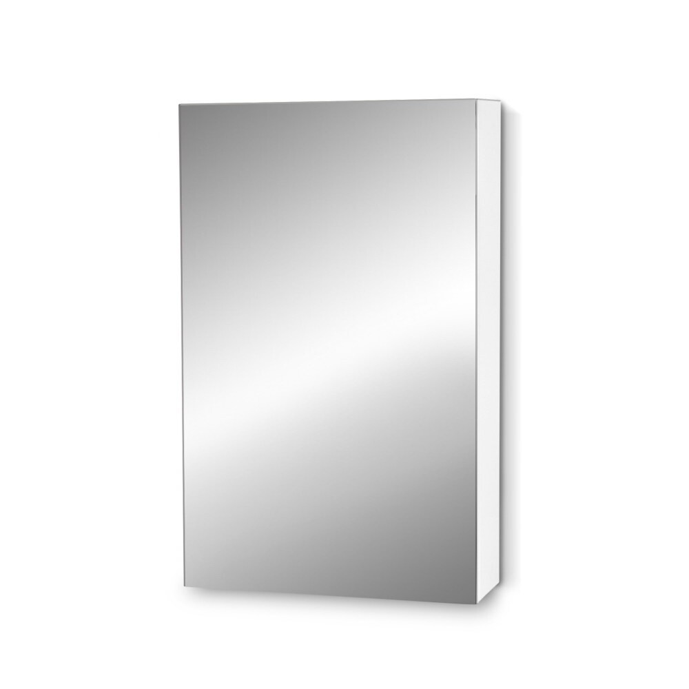 Bathroom Vanity Storage Mirror Cabinet - White