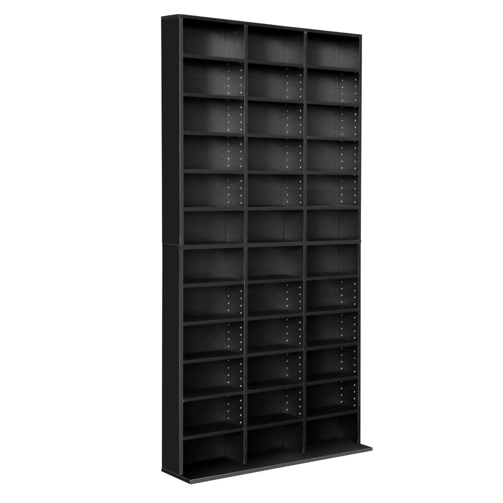 Cobar Adjustable Book Storage Shelf Rack Unit - Black
