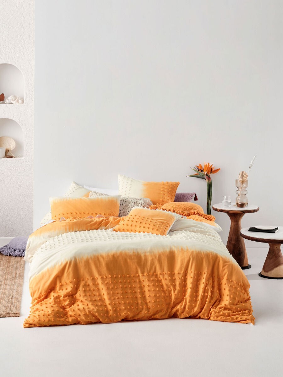 Basque Marigold Quilt Cover Set - Queen Bed