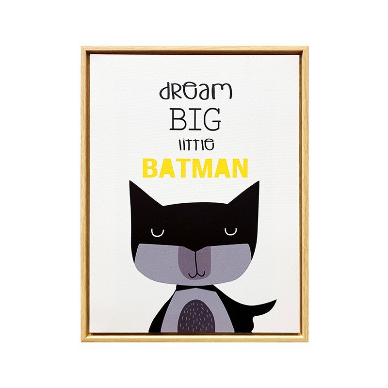 Dream Big Batman Framed Print