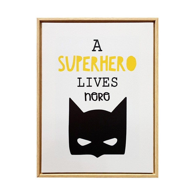 Super Hero Framed Print