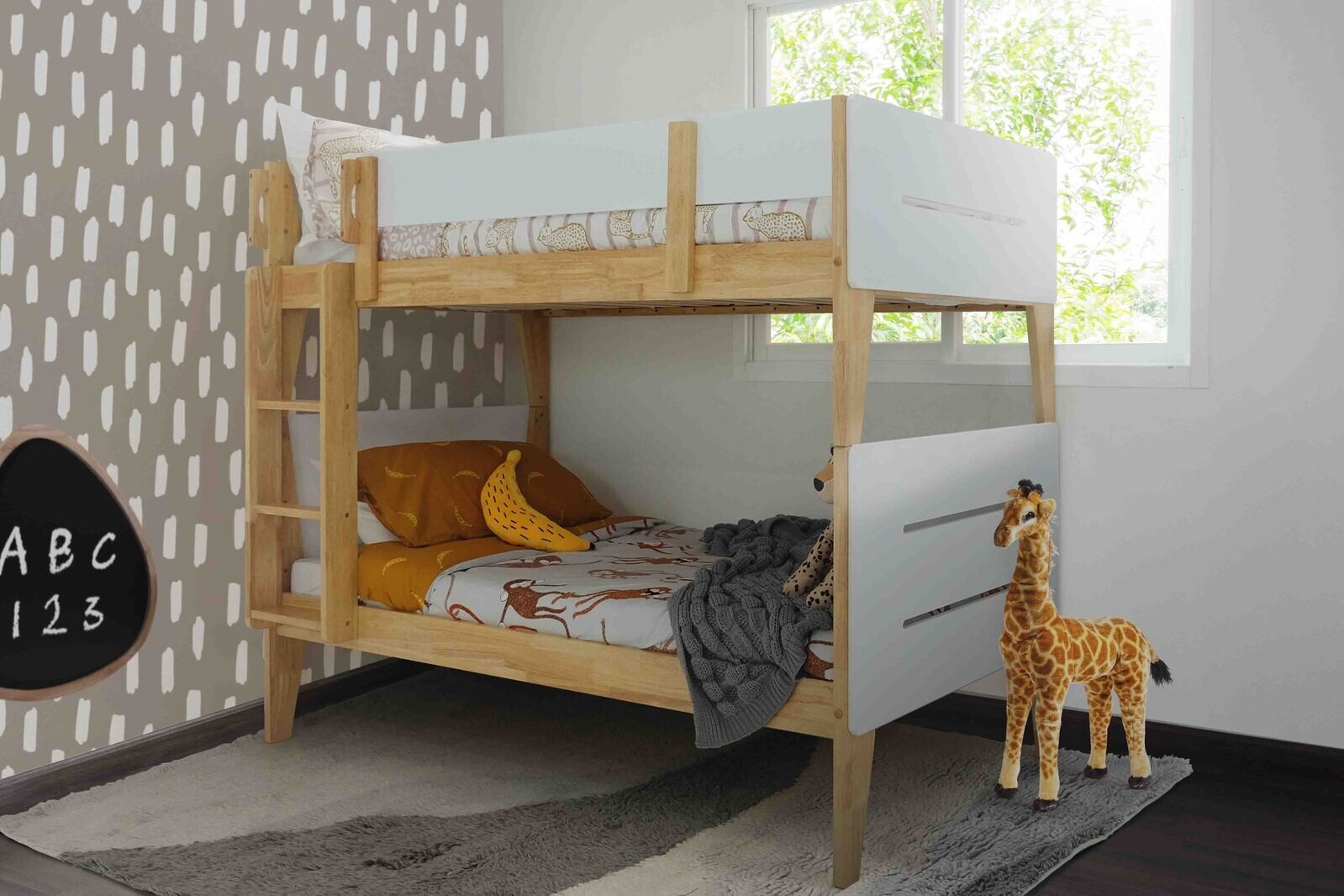White bunk shop bed canada