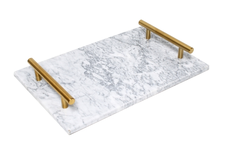 Marble Tray with Handles