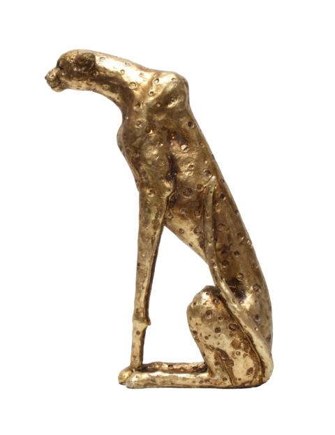 Safari Cheetah Gold Ornament 31cm