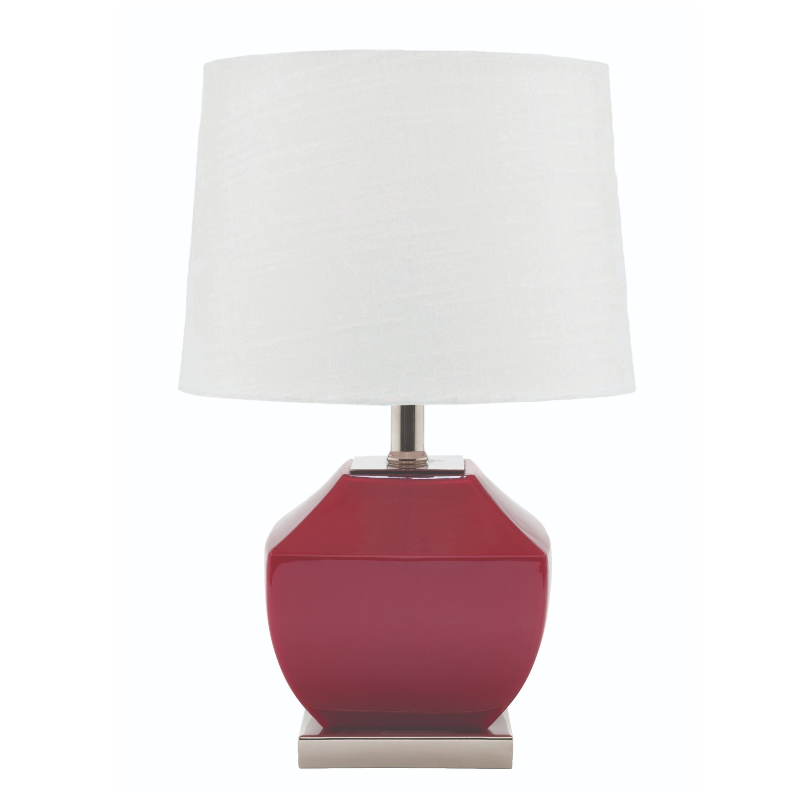 Chai Red White Table Lamp