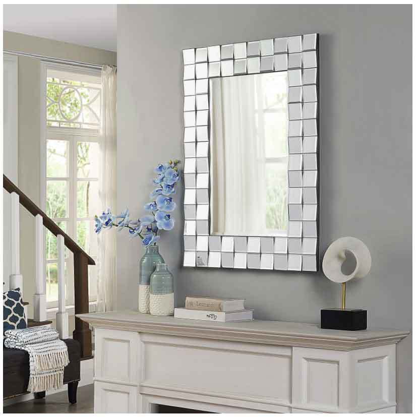 Valeria Wall Mirror with angled mirror