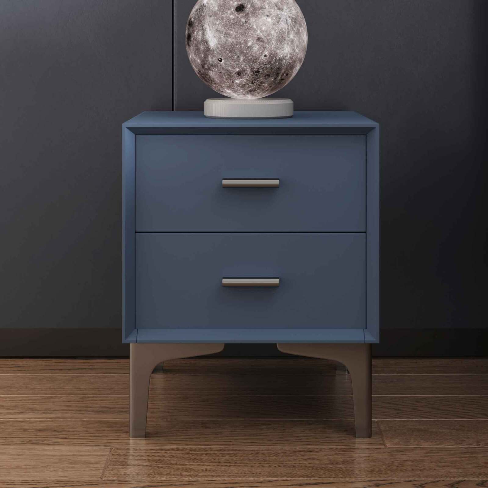 Sammy Bedside Table Navy Wesco Hub