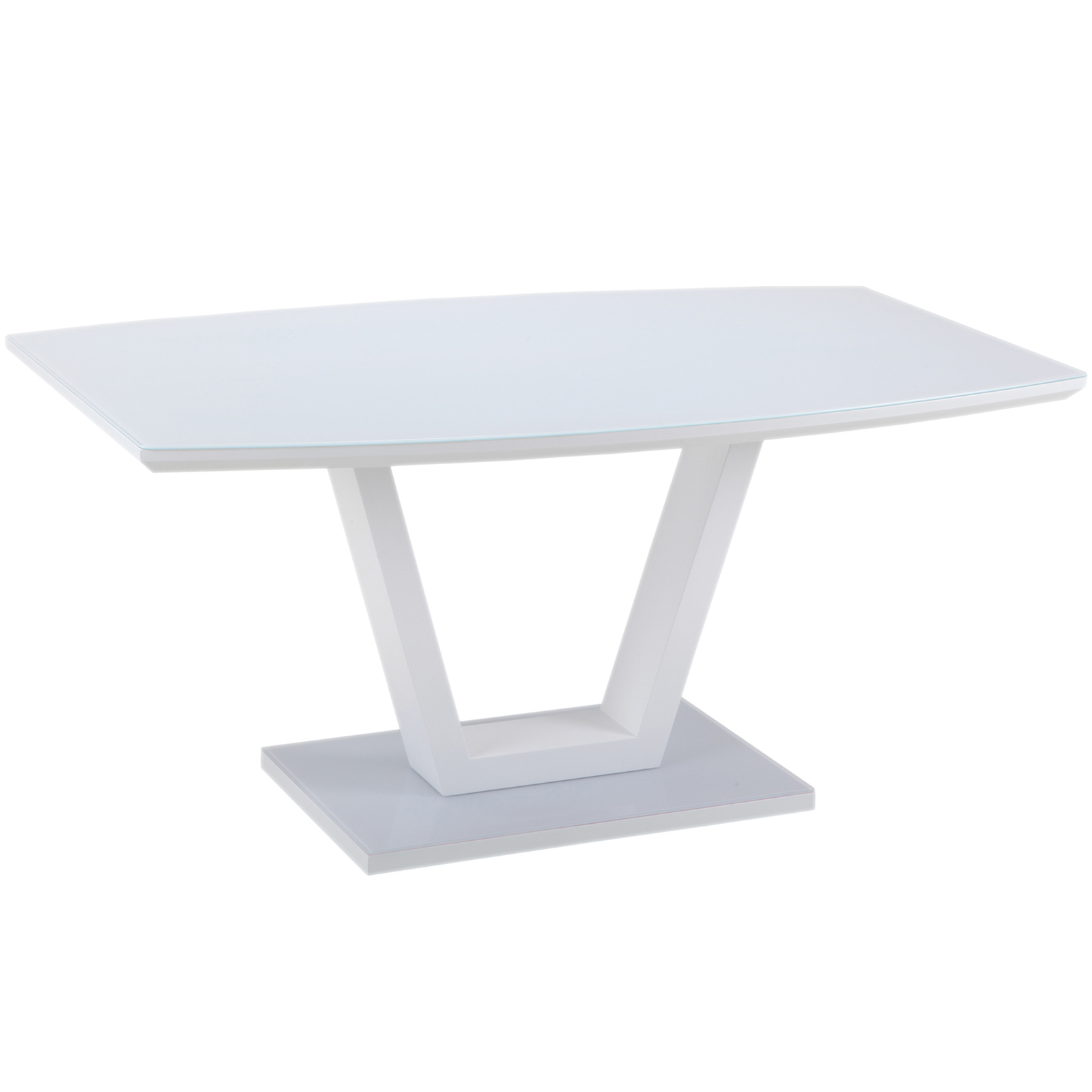Grayson High Gloss Dining Table, White
