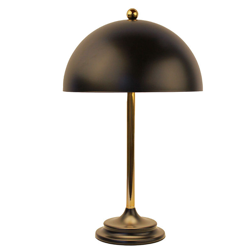 Mushroom Black Table Lamp