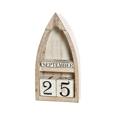Lincoln Timber Washed Boat Calendar